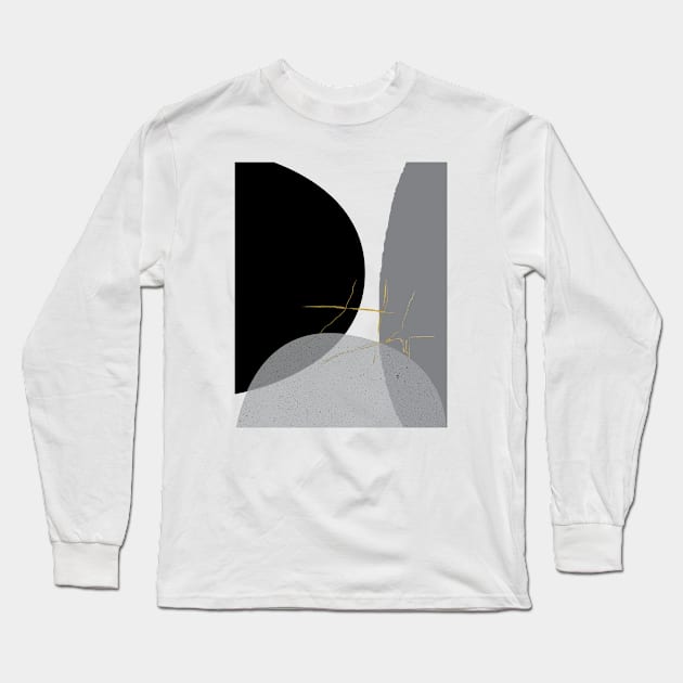 Mid Century Minimalist Long Sleeve T-Shirt by UrbanEpiphany